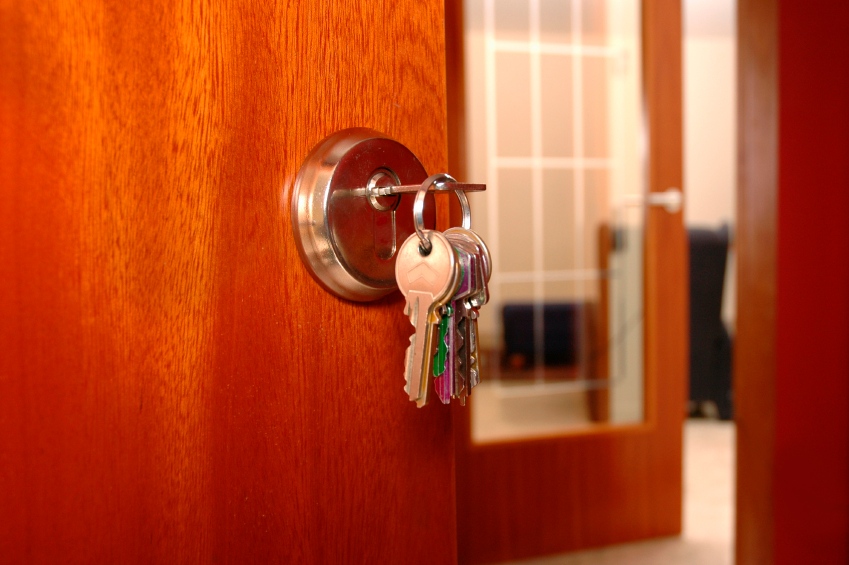 Deadbolt lock installation